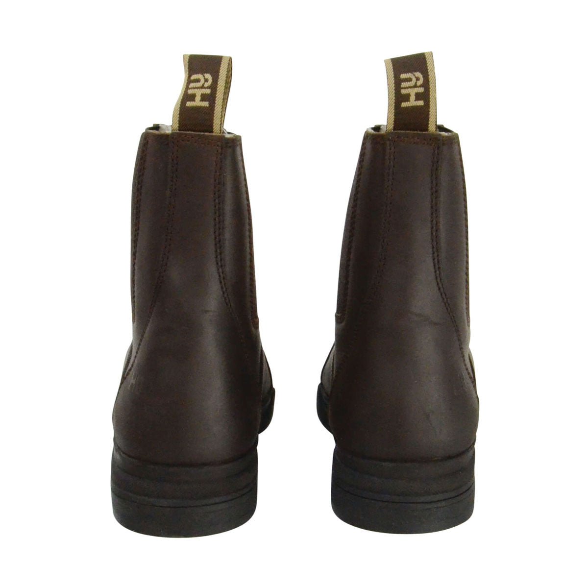 Hy Equestrian Fleece Lined Wax Leather Zip Jodhpur Boot - Nags Essentials