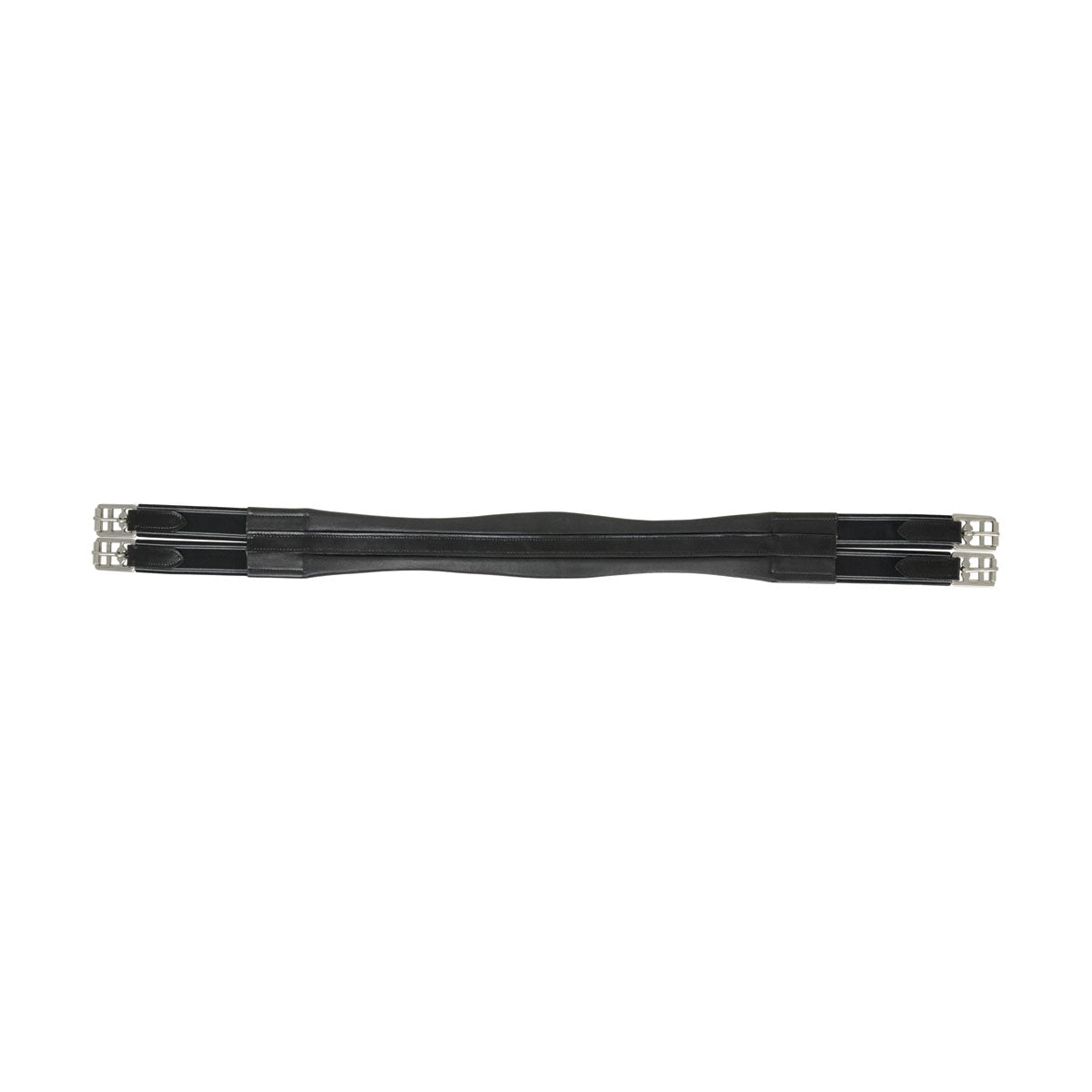 Hy Equestrian Leather Padded Atherstone Girth - Elasticated Both Ends - Nags Essentials