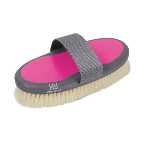 Hy Sport Active Goat Hair Body Brush - Nags Essentials