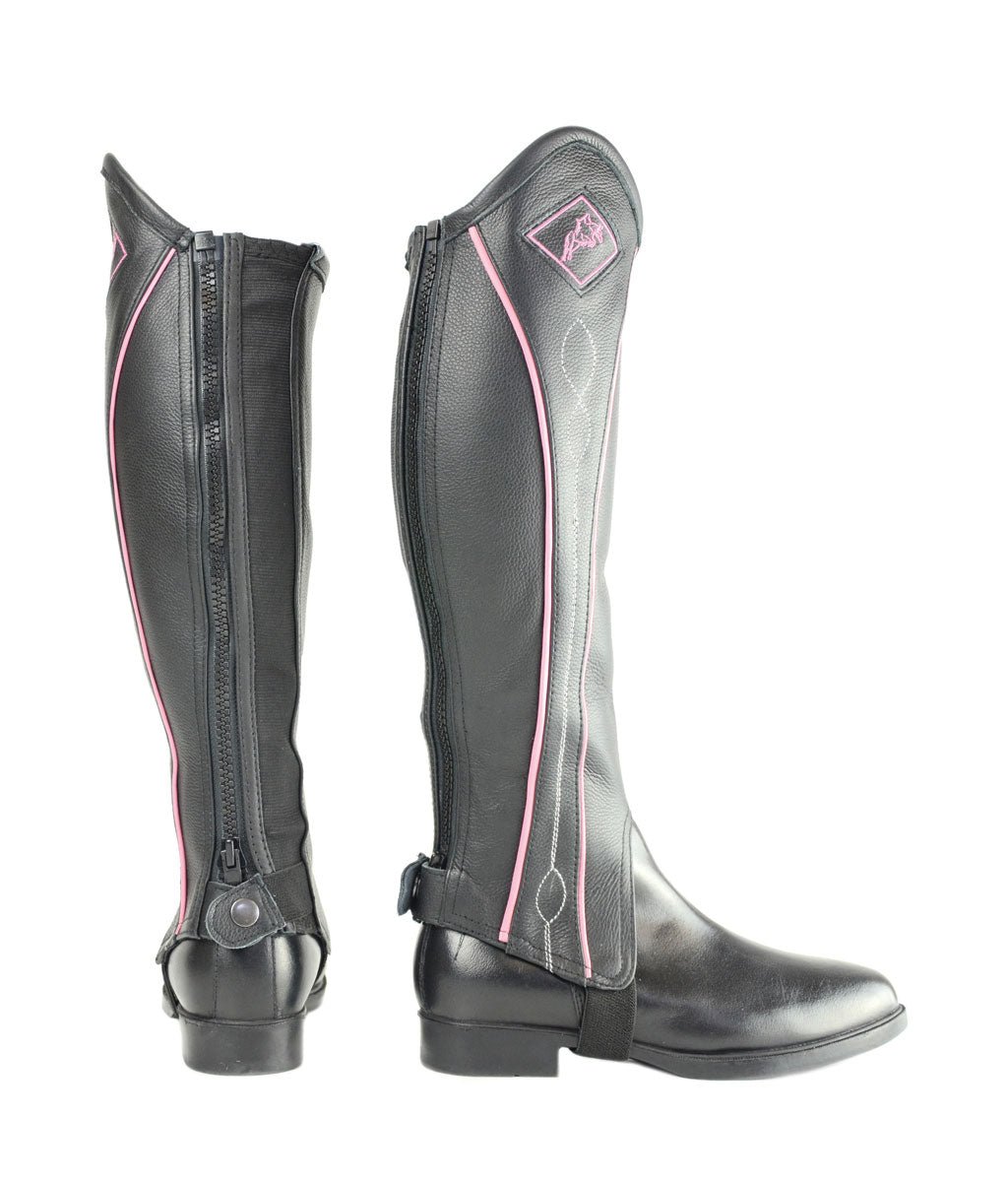 Hy Two Tone Leather Gaiters - Nags Essentials
