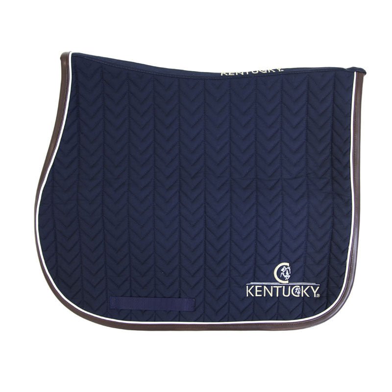 Kentucky Fishbone Leather Saddle Pad - Nags Essentials