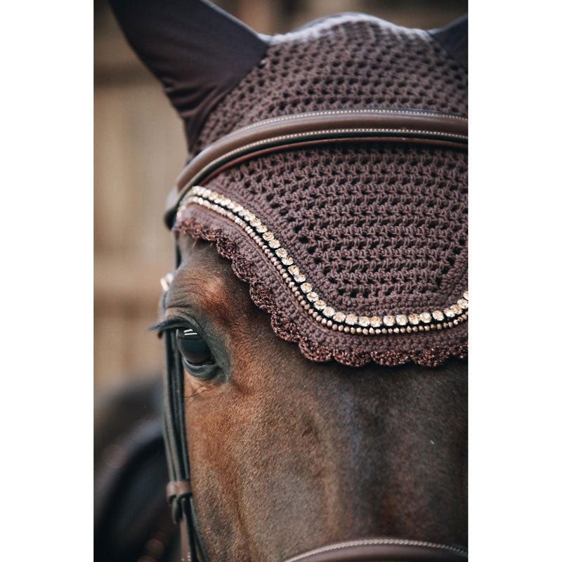 Kentucky Fly Veil Wellington Stone and Pearl - Nags Essentials