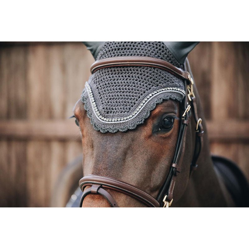 Kentucky Fly Veil Wellington Stone and Pearl - Nags Essentials