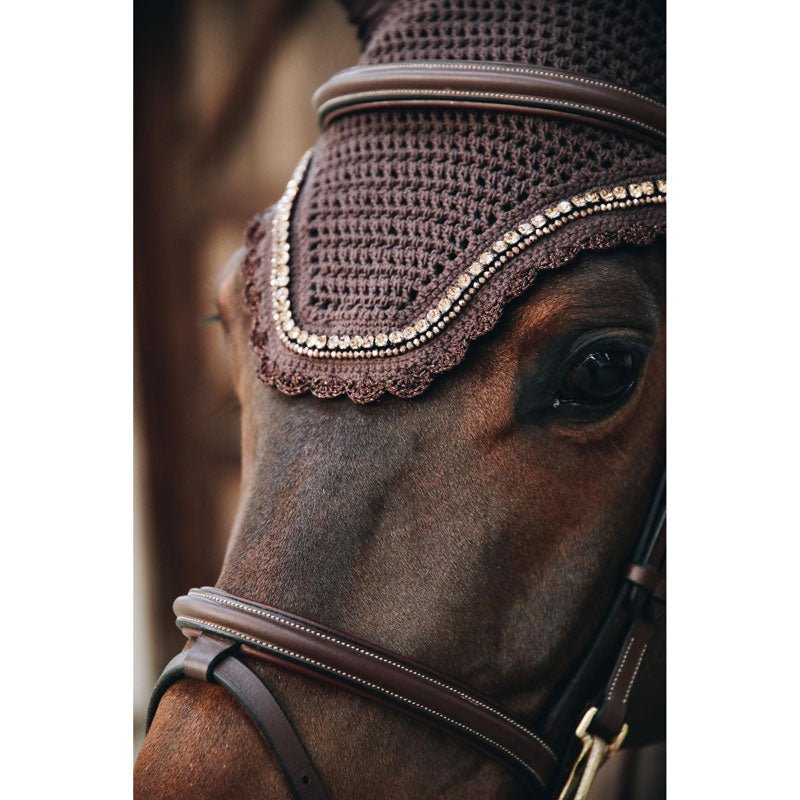 Kentucky Fly Veil Wellington Stone and Pearl - Nags Essentials