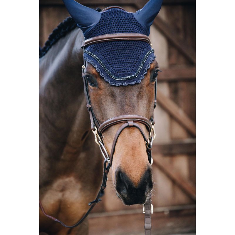 Kentucky Fly Veil Wellington Stone and Pearl - Nags Essentials