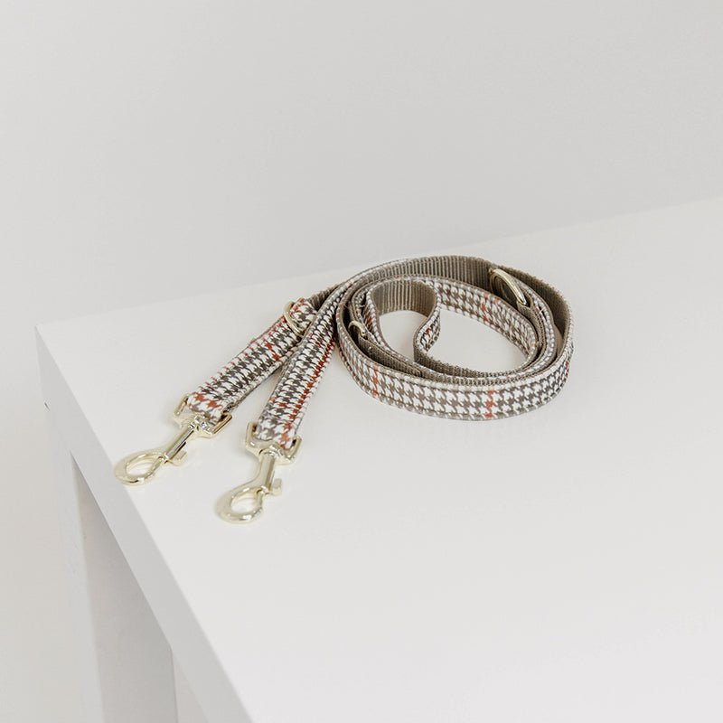 Kentucky Pied-de-Poule Dog Lead - Nags Essentials