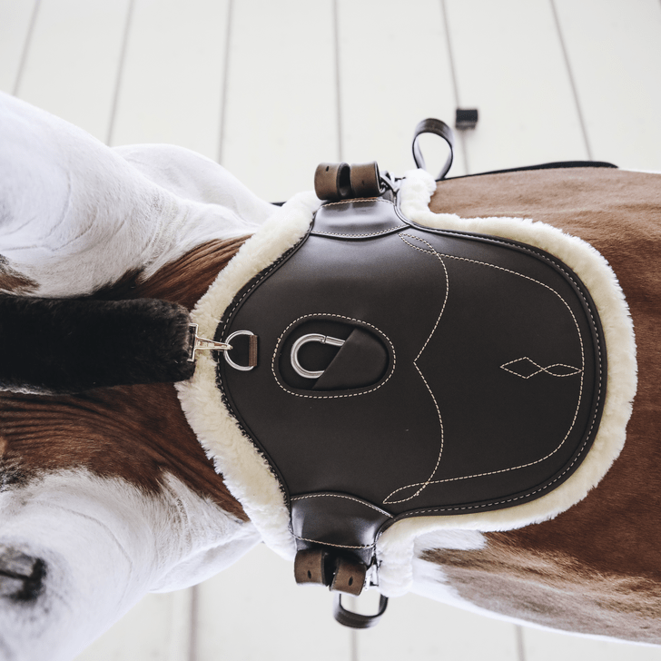 Kentucky Short Sheepskin Stud Girth - Brown - Nags Essentials