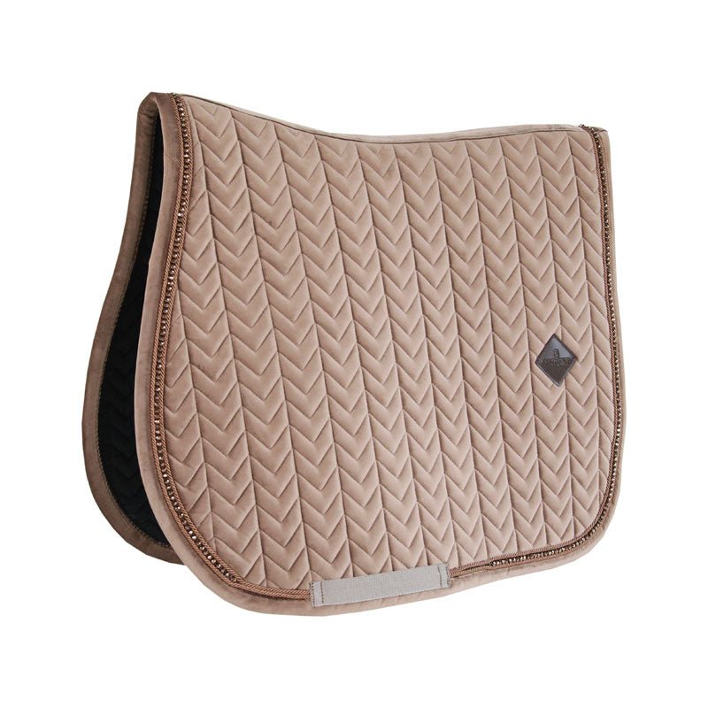 Kentucky Velvet Saddle Pad With Pearls Jumping - Nags Essentials