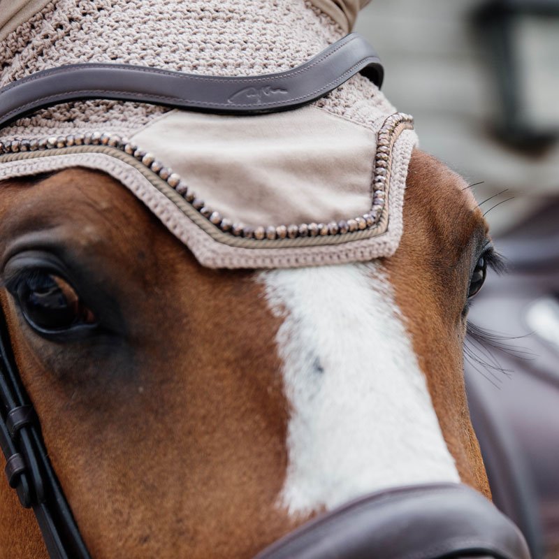 Kentucky Wellington Fly Veil Velvet Pearls - Nags Essentials