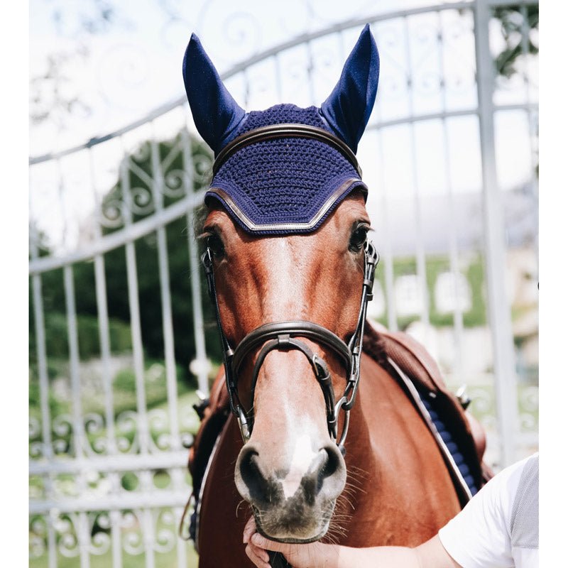 Kentucky Wellington Horse Fly Veil Leather - Nags Essentials