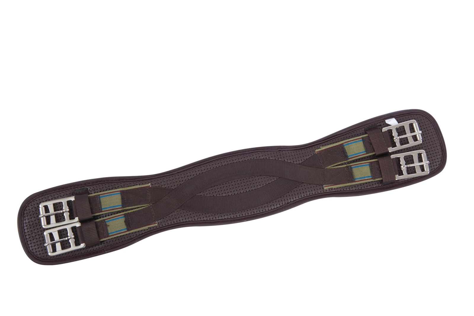 Kincade Anti-Chafe Shaped Elastic Dressage Girth - Black - Nags Essentials
