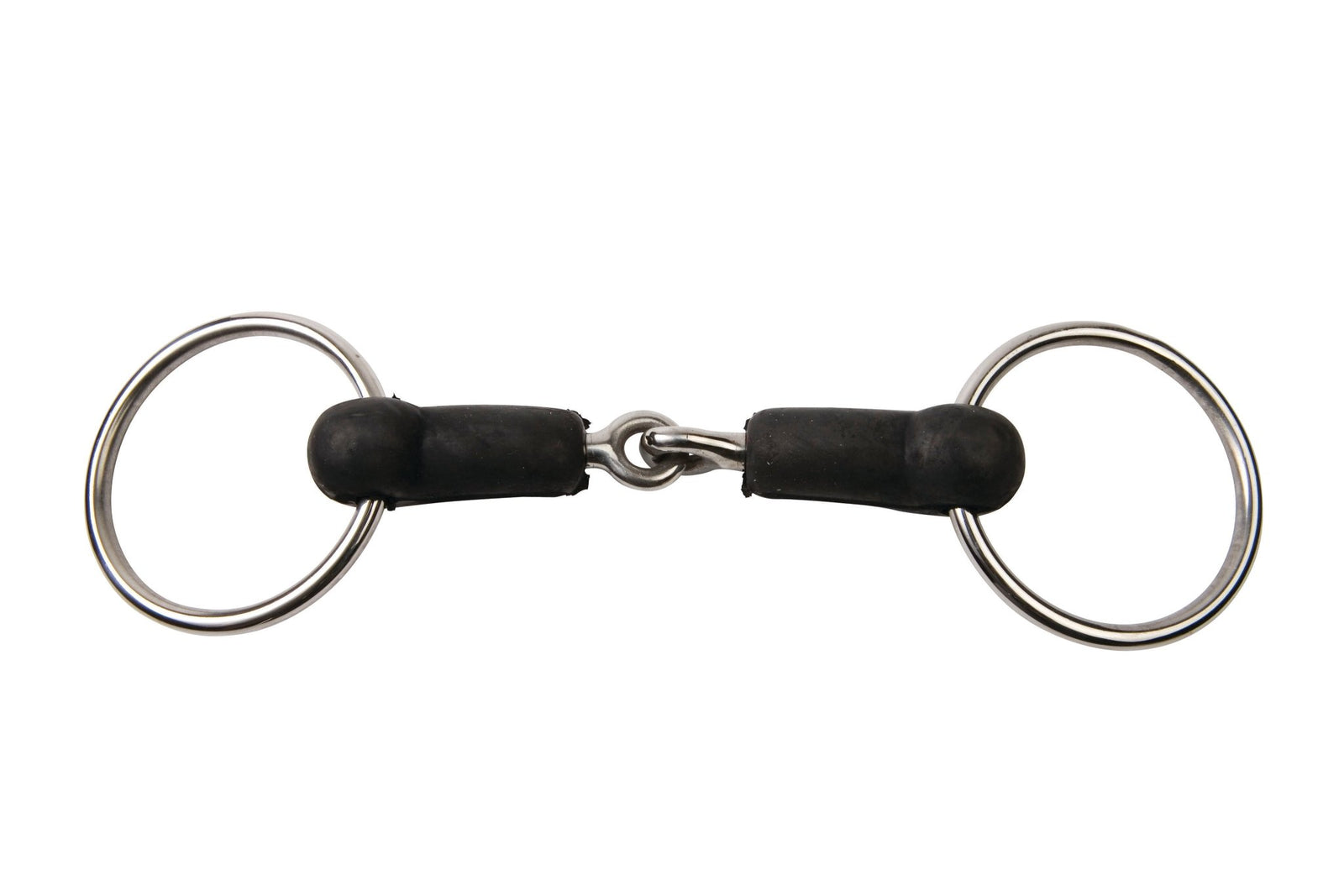 Korsteel Hard Rubber Jointed Loose Ring Snaffle Bit - Nags Essentials