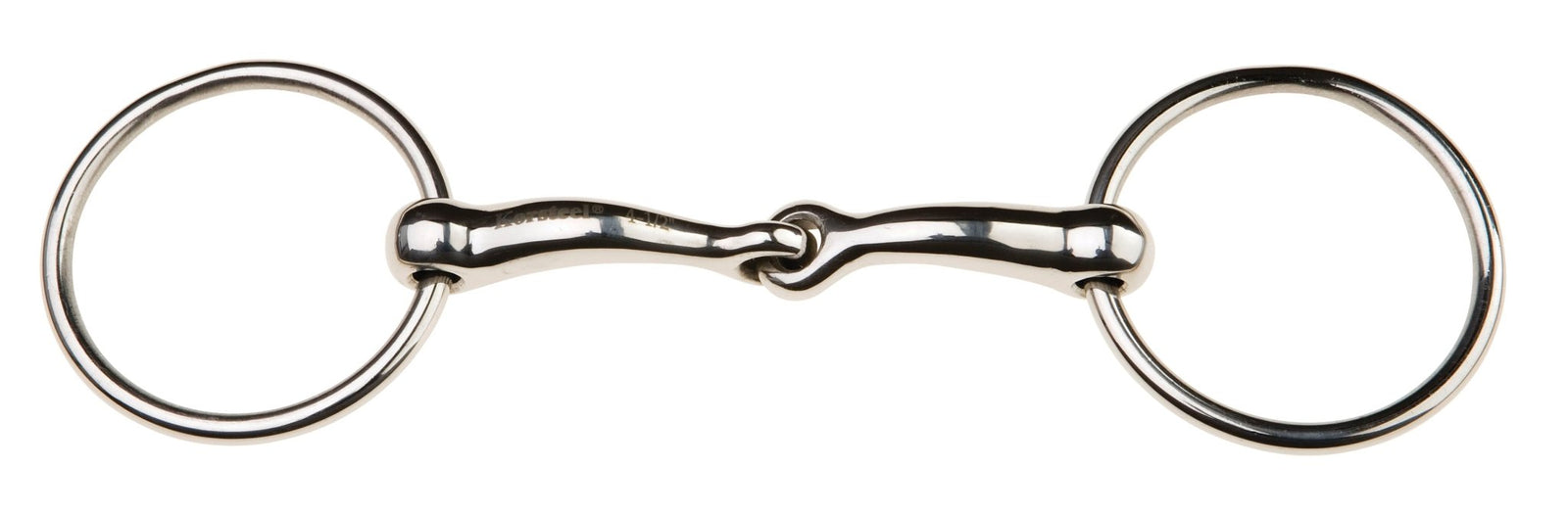 Korsteel Stainless Steel Jointed Loose Ring Snaffle - Nags Essentials