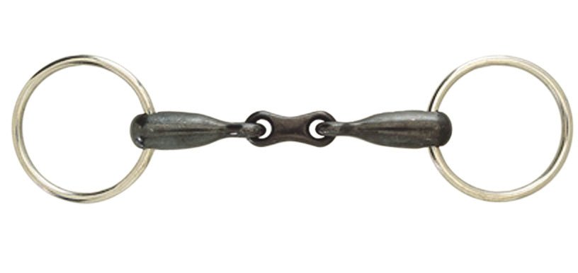 Korsteel Sweet Iron French Link Loose Ring Snaffle - Nags Essentials