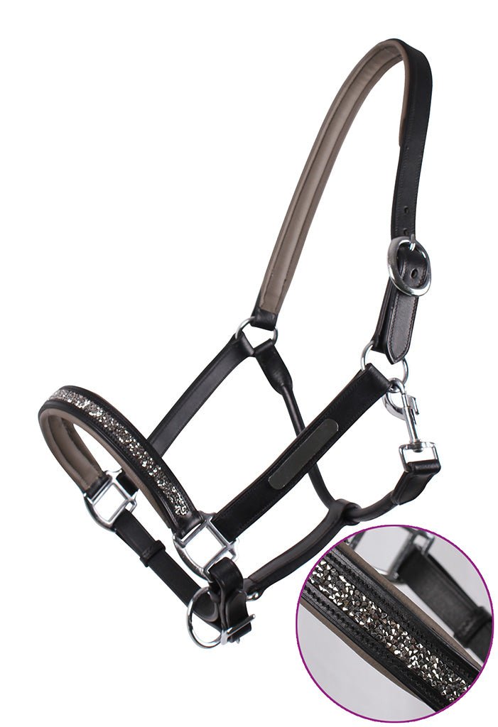 Lupine Leather Head Collar - Grey - Nags Essentials
