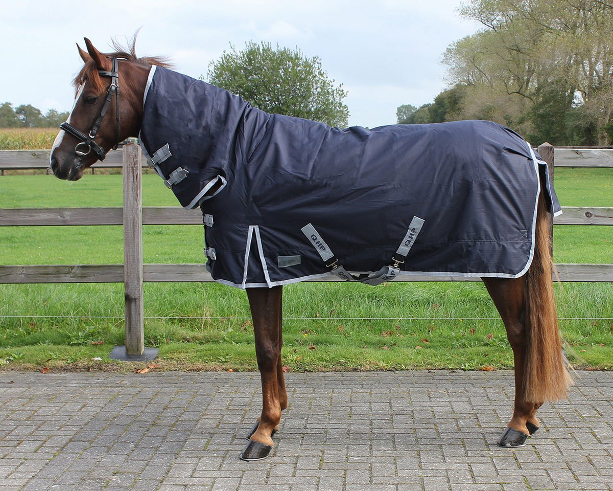 Turnout Rug Fixed Neck 300g - Dark Blue - Nags Essentials