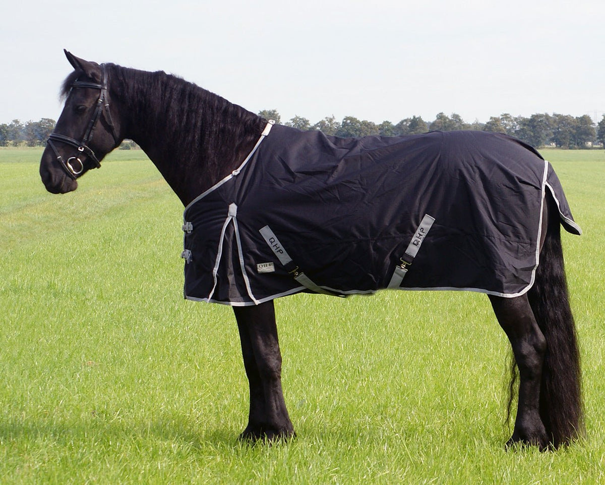 Turnout Rug XL / Big Neck 300g - Black - Nags Essentials