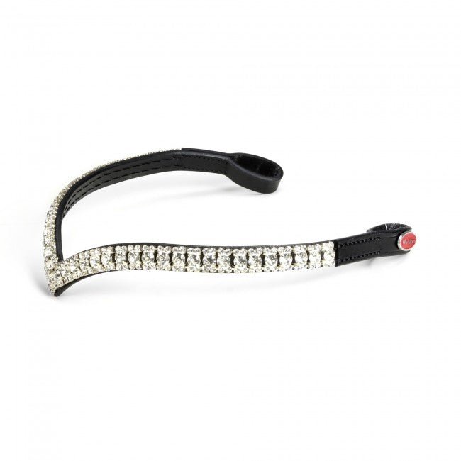 Whitaker Lynton V-Shaped Diamante Browband - Nags Essentials